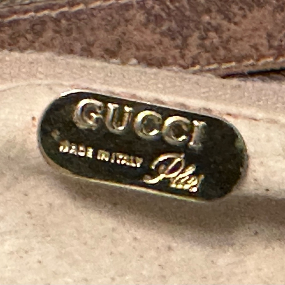 Gucci Plus Boston Bag Brown and Tan Monogram - Picture 10 of 10